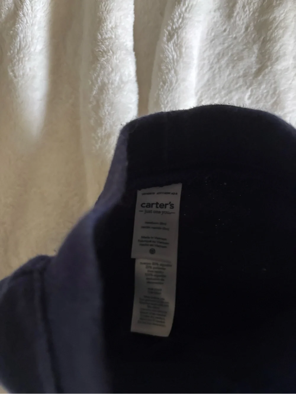 Carter's Navy Jogger Pants with White Drawstring